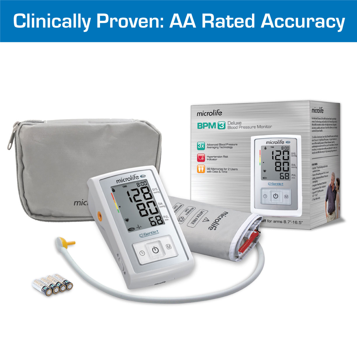 Microlife BP3GR1-3P BPM1 - Automatic Blood Pressure Monitor