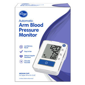 Kroger® Automatic Arm Blood Pressure Monitor